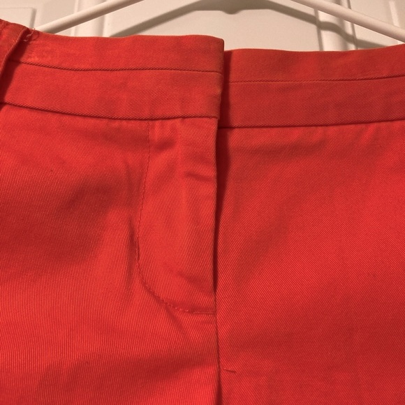 J CREW Orange Chino Short Shorts with Pockets Womens Size 0 - Picture 8 of 16